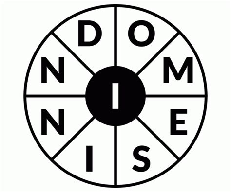 Each word must use the central letter and at least three others. Word Wheel #15-343 | Puzzle On Word Games, Inc