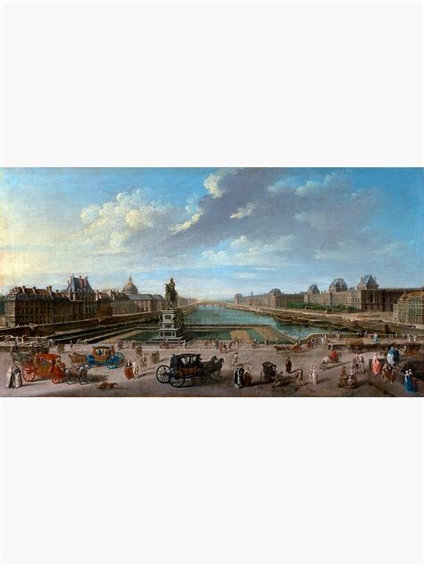 Jean Baptiste Raguenet A View Of Paris From The Pont Neuf Poster By