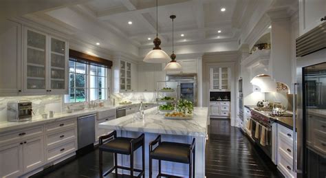 1 x 4, 2 x 2, and 2 x 4. Coffered Ceiling Kitchen - Traditional - kitchen - Pricey Pads