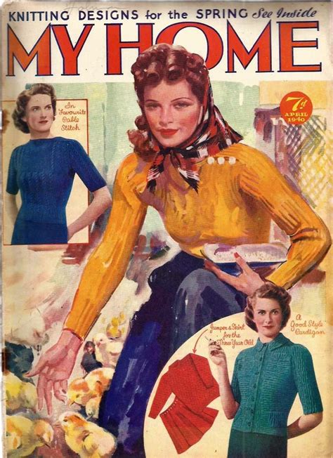 My Home Magazine From April 1940 Vintage Magazines House And Home