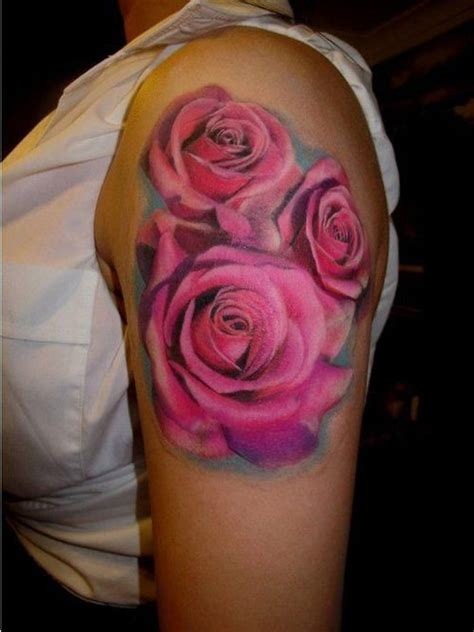 Rose tattoo designs and ideas with great images for 2021. 65 Trendy Roses Shoulder Tattoos