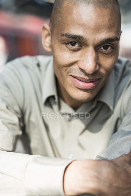 Portrait Of Confident African American Businessman — Front View