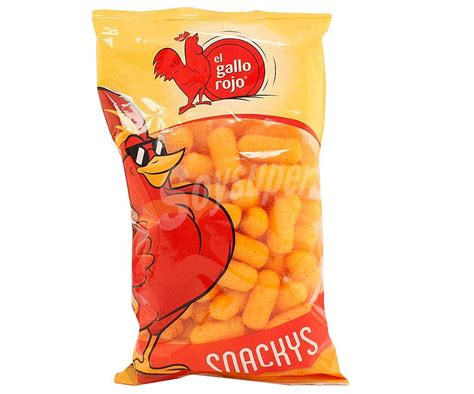 El Gallo Rojo Ganchitos Snackys 90 Gramos