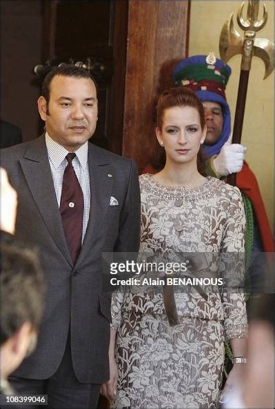 King Mohamed Vi And Wife Lalla Salma In Marrakech Morocco On January Photo Dactualité