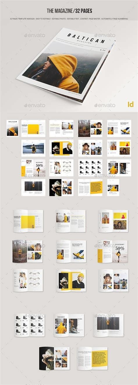 When a black rectangle appears. Brochure Template InDesign INDD | Broschüren-layout ...