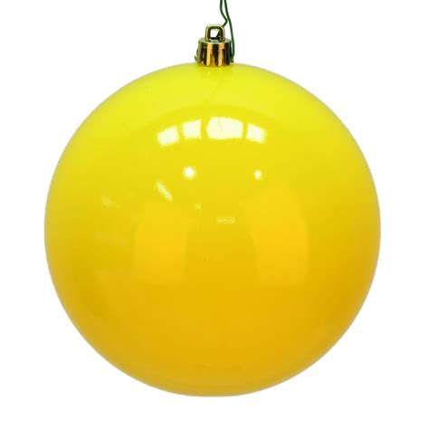 Bola De Natal Amarela