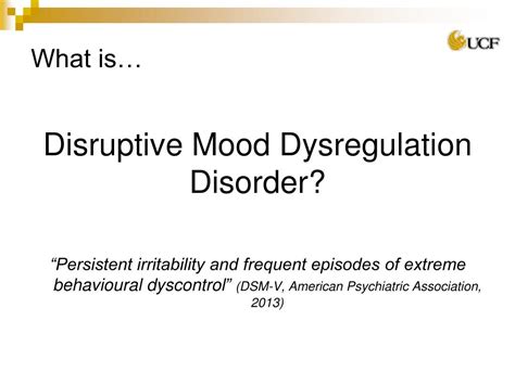 Ppt Disruptive Mood Dysregulation Disorder Powerpoint Presentation