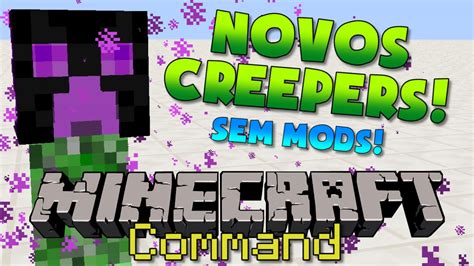 Como Adicionar Novos Creepers No Minecraft Youtube