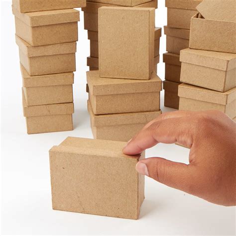 Bulk Small Paper Mache Rectangle Boxes Paper Mache Basic Craft