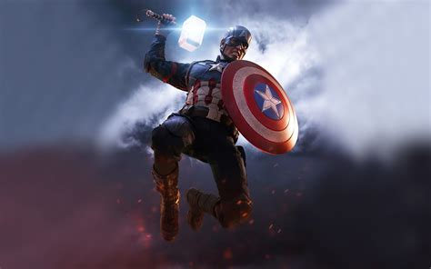 2560x1600 Captain America Shield With Hammer 2560x1600 Resolution Hd 4k