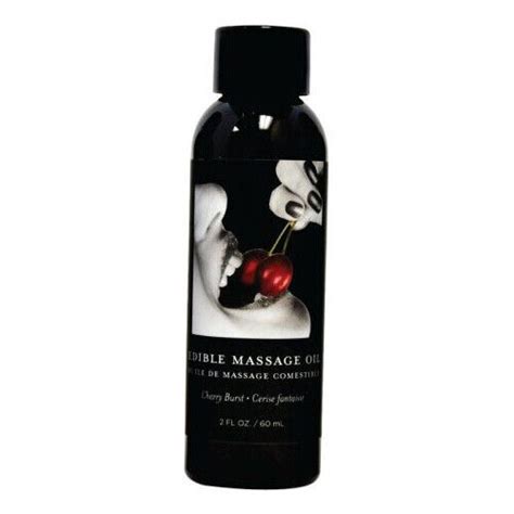 Earthly Body Flavored Edible Massage Oil💋all Natural Pure Body