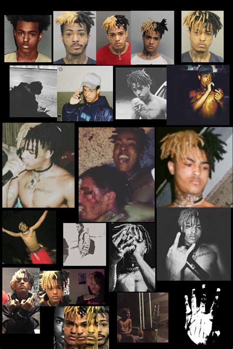 A Xxxtentacion Collage With All Classic Pics Rxxxtentacion