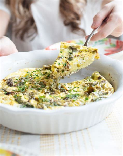 Asparagus Frittata With Goat Cheese Detoxinista