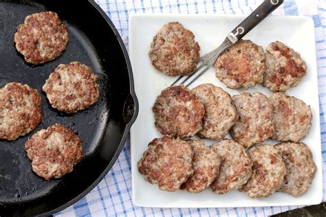 Can cats eat pork ? Homemade Breakfast Sausage Patties - The Fountain Avenue ...