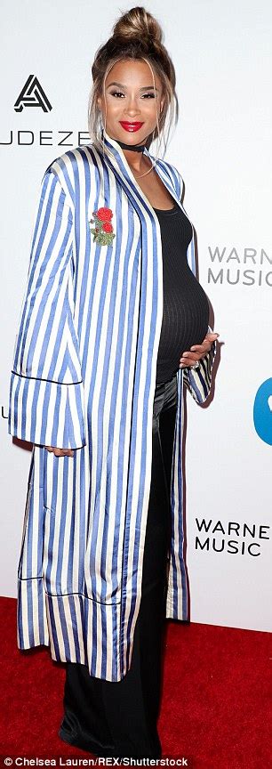 Pregnant Fashion Model Pictures Pregnant Ciara Puts Her Baby Bump On