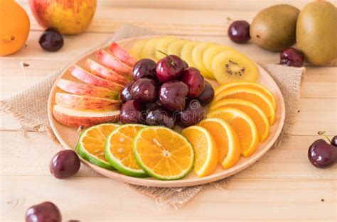 Mixed Sliced Fruit Stock Image Image Of Dessert Vitamin 94007559