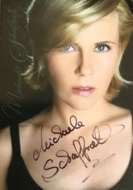 Signierte Autogrammkarte Gina Wild Michaela Schaffrath X Cm Eur