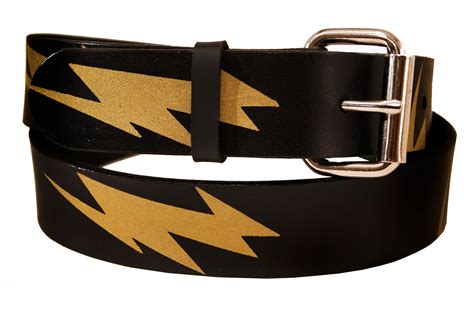 Buy Custom Made Lightning Bolt Leather Belt Made To Order From Project
