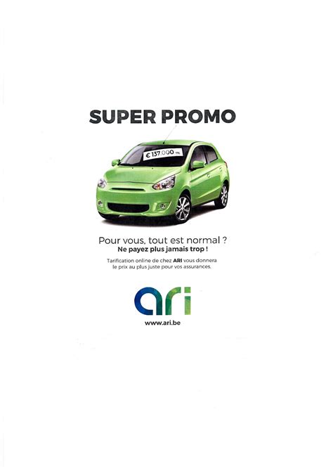 Ari mutual insurance is one of the largest commercial automobile carriers in new jersey represented by over 130 independent agents. SUPER PROMO - ARI - All Risks Insurance : courtier d'assurances à Mouscron