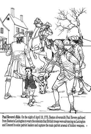 Download and print free midnight ride of paul revere coloring pages. Colonial Sense: Society-Lifestyle: Kolonial Kids: Coloring ...