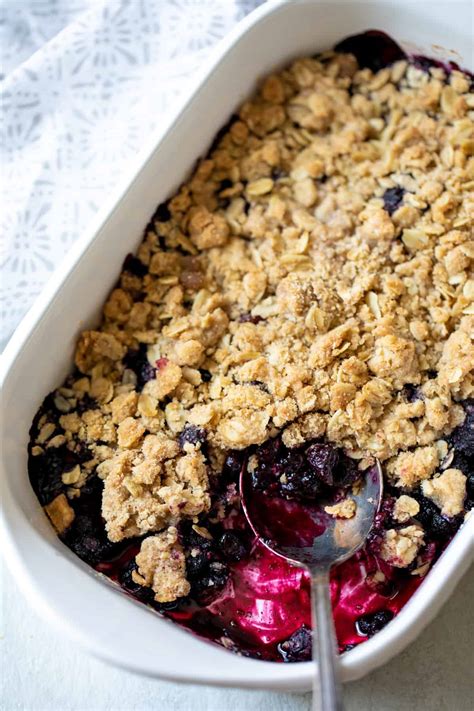The Best Berry Crisp Baked Or Grilled A Mind Full Mom