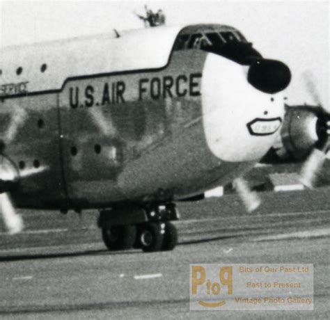 Usa Military Cargo Aircraft Us Air Force C 124 Globemaster Old Photo 1960