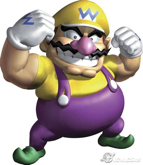 Super Mario Wario Flexing Muscles Minitokyo