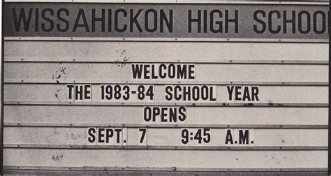 Wissahickon High School Class Of 1984