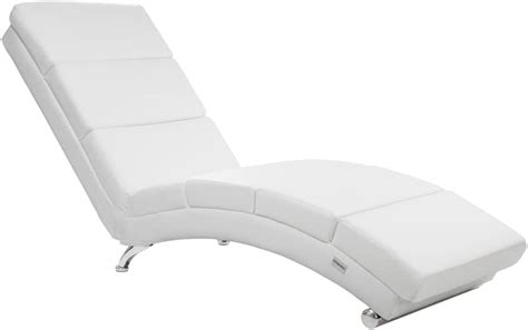 Casaria Chaise Lounge London White 186 X 55 Cm Living Room Relax Lounger Lazy Sofa Indoor Day