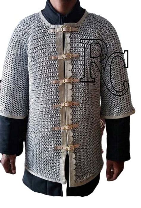 Chain Mail Shirt 10 Mm Front Open Aluminum Shirt Medieval Etsy