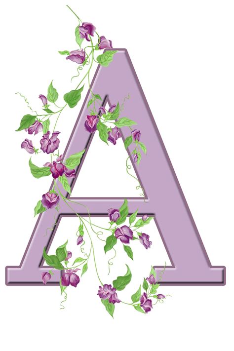 Letter A Floral Initial Free Stock Photo Public Domain Pictures