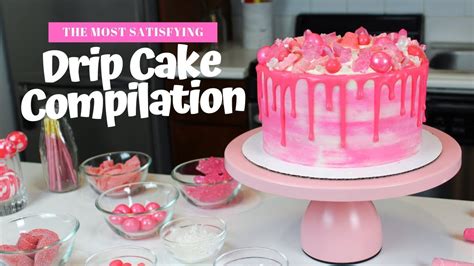 satisfying drip cake compilation chelsweets youtube