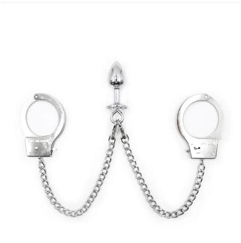 2021 Bdsm Sexy Hand Ankle Cuffs With Anal Butt Plug