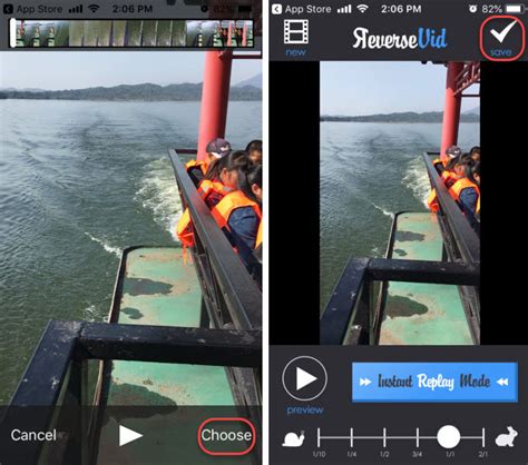 You might want to tick the 'mute' box as the sound could be distorted as a result of the reversal. Five Simple Ways to Play a Video Backwards