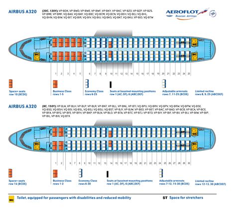 Jet Airbus A320 Seat Map