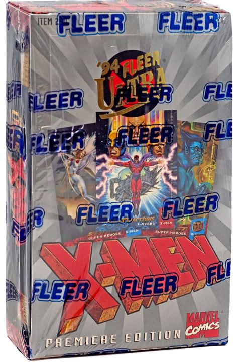 Marvel 1994 Fleer Ultra X Men Trading Card Box 36 Packs 41199012504