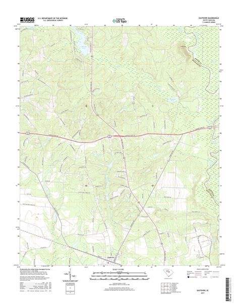 Mytopo Eastover South Carolina Usgs Quad Topo Map