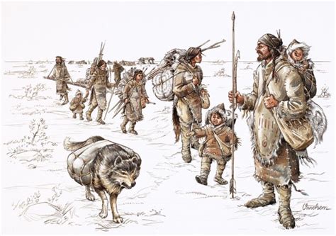 Prehistoric Hunters And Gatherers By Mats Vänehem Paleo Art