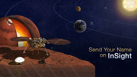 Nasa Invites Public To Send Your Name To Mars On Insight Next Red