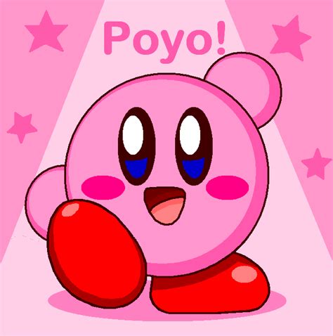 Poyo Kirby Icons Bg Pink Remake By Cuddlesnam On Deviantart