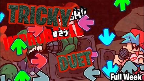 Tricky Duet Mod Hard Full Week Friday Night Funkin Mods Youtube