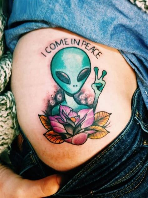 50 Latest Alien Head Tattoo Ideas For Men And Women Picsmine