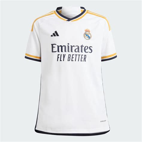 Adidas Real Madrid 2324 Home Jersey Kids White Adidas Il