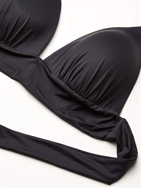 La Blanca Island Goddess Shirred Banded V Neck Halter Bikini Top Ebay