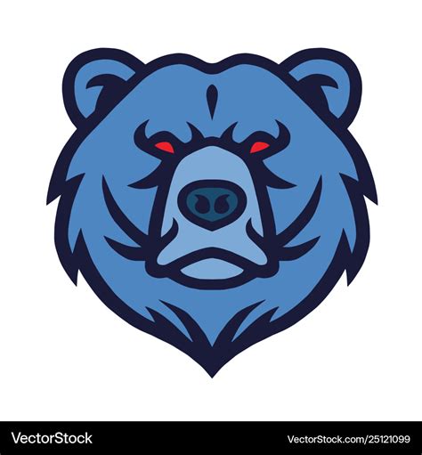 Bear Logo Mascot Royalty Free Vector Image Vectorstock