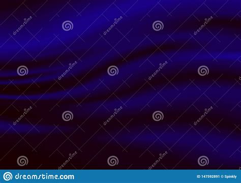Blue Satin Colored Fabric Material Designed Background Stock Image
