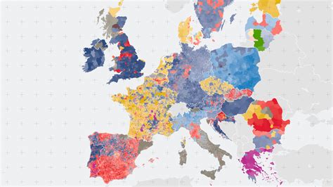 Europakarte politisch deutsch als poster 90 x 61cm. Elections in the EU: Europe from Left to Right | ZEIT ONLINE
