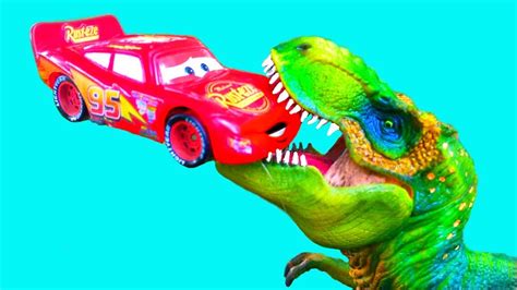 Disney Pixar Cars Lightning Mcqueen Dream T Rex Dinosaur Discovery