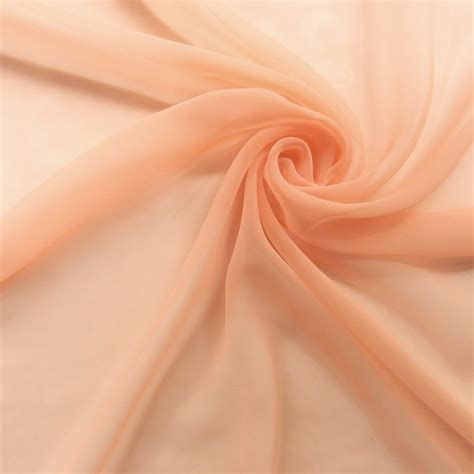 Wholesale Chiffon Fabric Peach 1000 Yard Case Fabric Direct