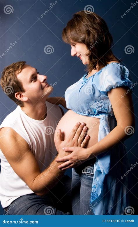 Pregnant Woman And Her Husband Stock Photo Image Of Beautiful Couple
